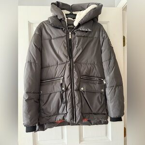 Women's Gray Puffer Jacket